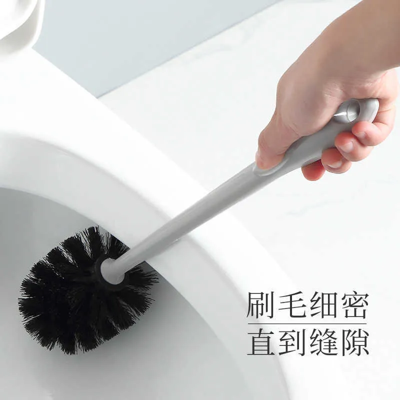 New Toilet Brush No Dead Corner Toilet Brush Non Perforated Wall Mounted Long Handle Toilet Brush For Household Restrooms From 2 37 DHgate