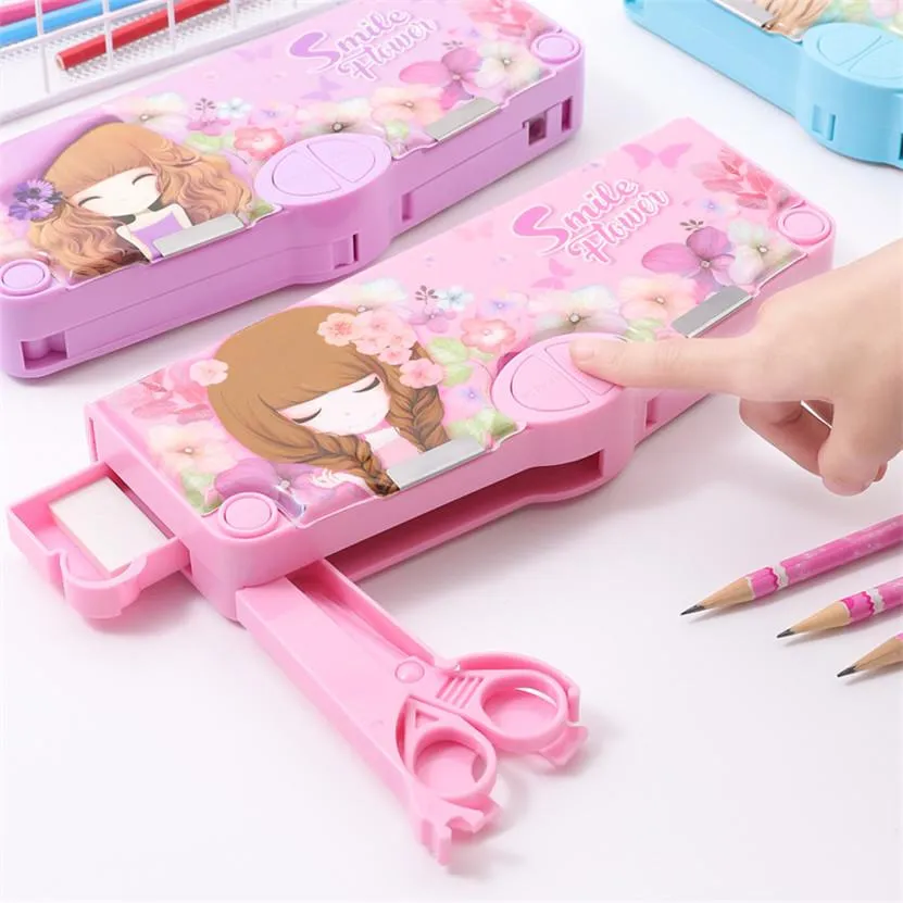 Sacs crayons crayons box kawaii casse pour filles matériel escaro estojo etui trousse scolaire crayon crayon estuche Piornik scolaire