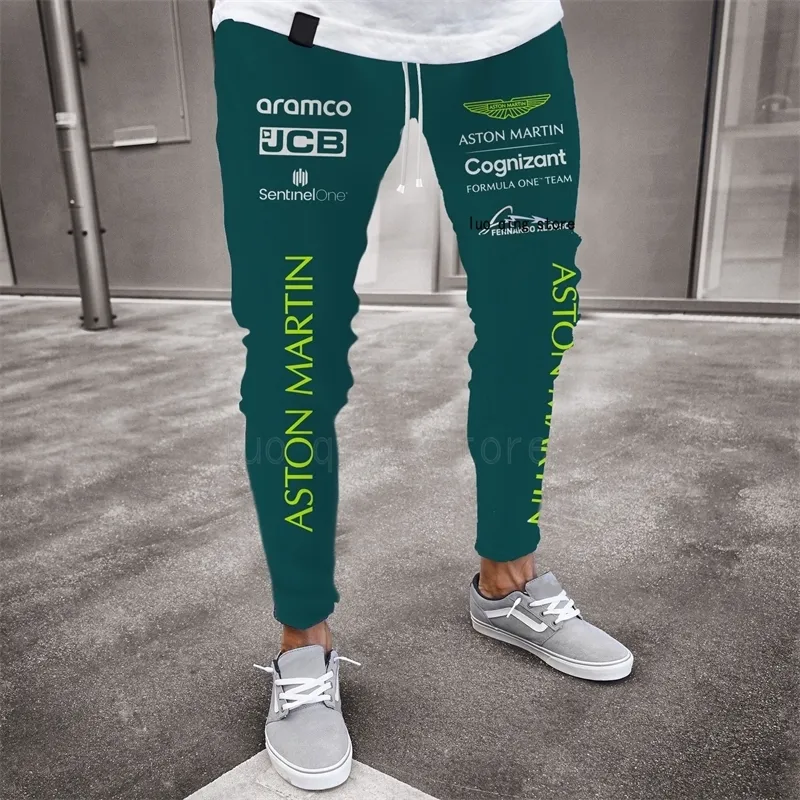 Racing Men's Sport Autumn Competition Aston Martin Outdoor Extreme 14 Driver Alonso Fans Pantalons de sport surdimensionnés 230628 2024 NOUVEAU S