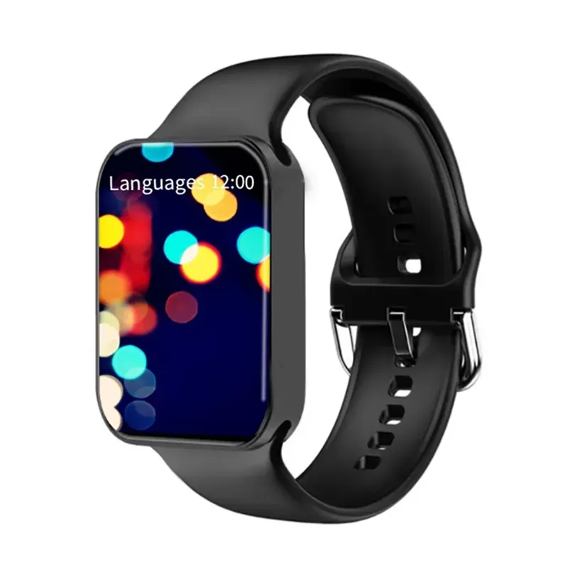 Apple Iwatch Serisi için Yeni 45mm Akıllı Saatler 9 İzle Marine Strap Smartwatch Sport Saat Kablosuz Şarj Kayışı Kutusu Koruyucu Kılıf