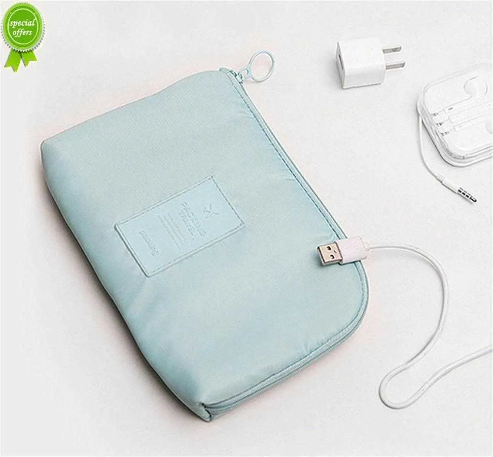 MNI Portable Makeup Data Cable Storage Bag Travel Earphone Wire Organizer Fall Multifunktion Lipstick Headset Coin Storage Bag