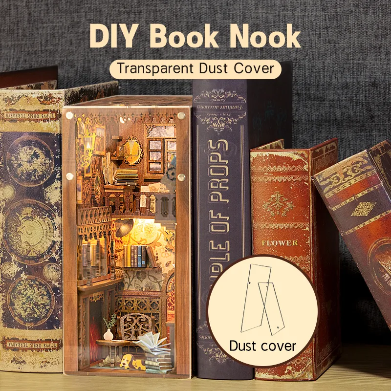 Accessoires De Maison De Poupée CUTEBEE DIY Book Nook Shelf Insert