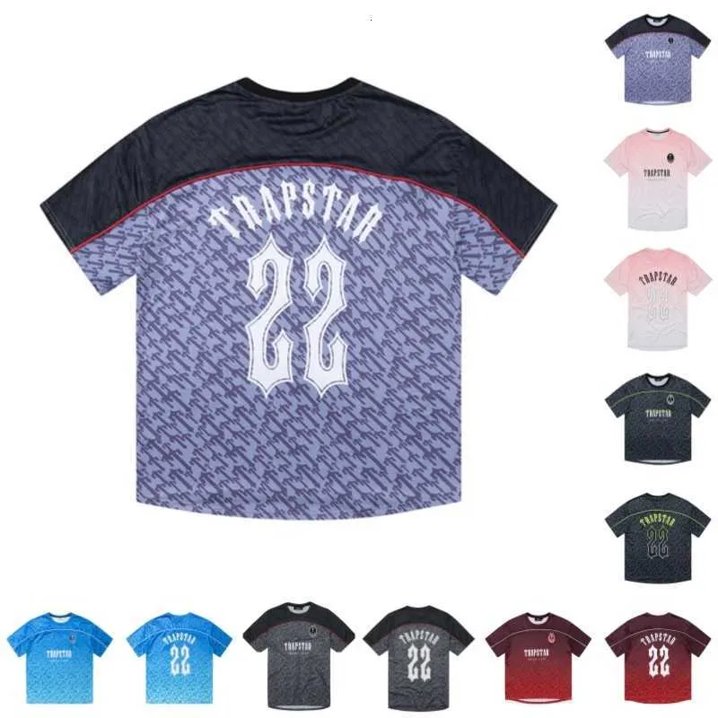 Trapstar T -shirt Mens Designer Football Jersey Summer Casual Hip Hop Streetwear Breattable Tees Street Fashion Tops 963Z