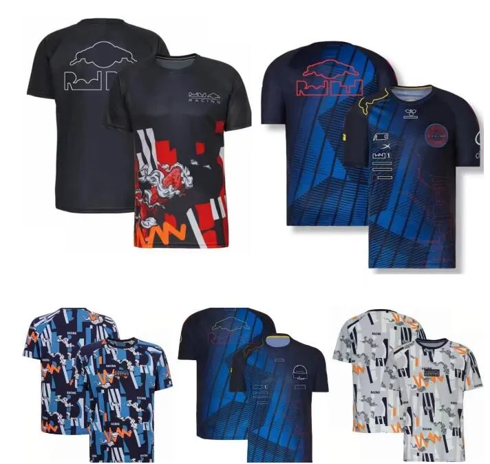 Équipe d'été de maillot de course F1 avec le même maillot à manches courtes, le même style personnalisé