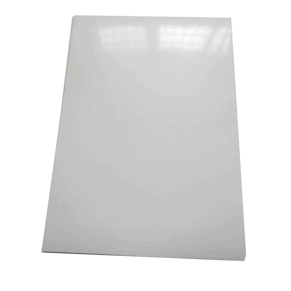 Adesivi funcolour a4 blank waterproof paper etichetta in vinile bianco lucido per stampante a getto