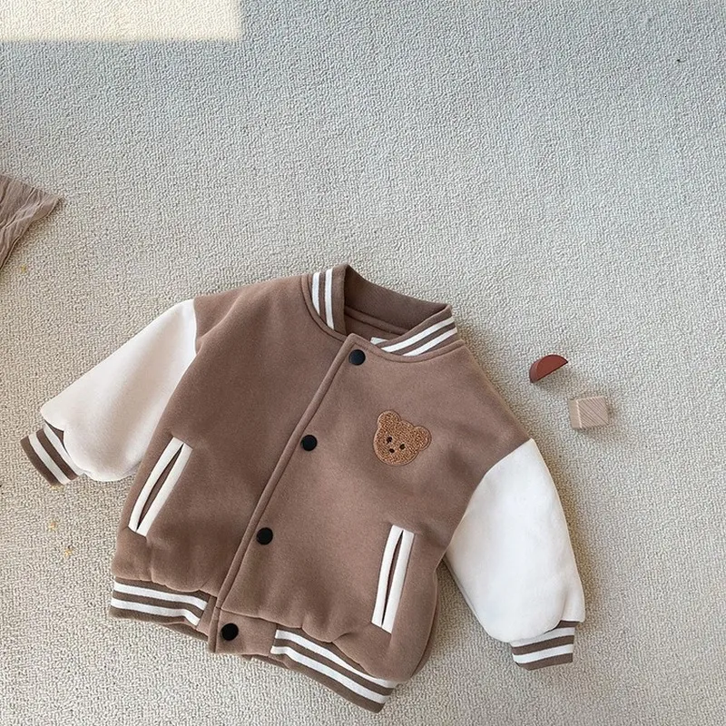 Warm top baby jackets
