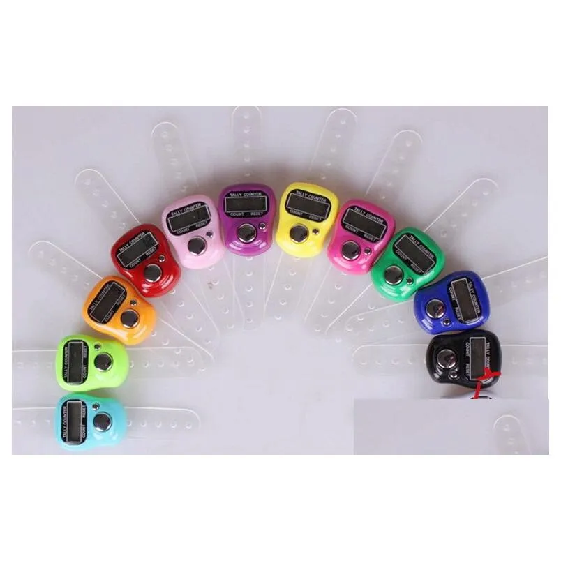 DEL Numérique Compteur Tasbeeh Light Finger Ring Tally Clicker Loisirs Créatifs - Foto 4