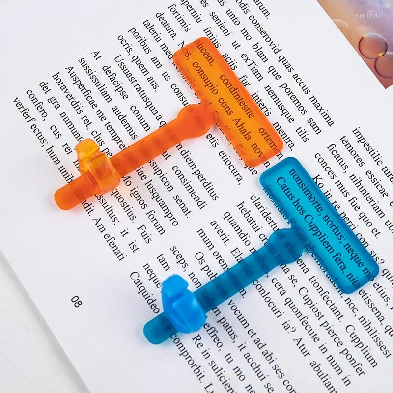 Tiras de leitura guiada Foco no dedo Iluminador Ferramentas para dislexia para crianças Hiperativas Leitores precoces Ampliador para crianças