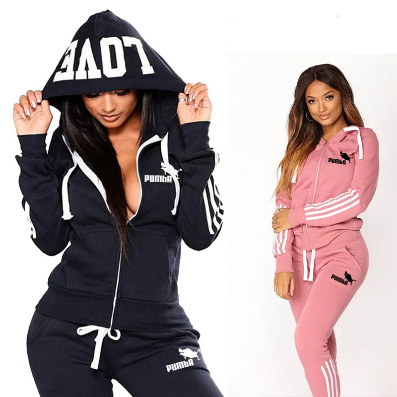 Dostyki dla kobiet 2023 Spring Tracksuit Kobiet 2 -częściowy zestaw z kapturem spodnie sportowe garnitur sportowy z kapturem bluza bluza 230629