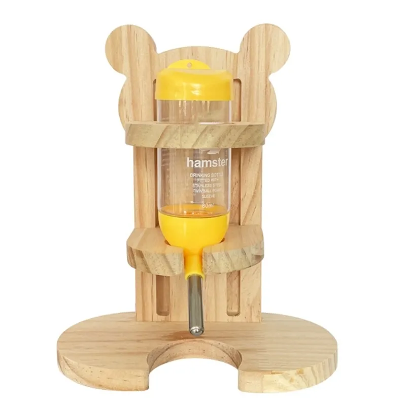 Small Animal Supplies K5DC Rabbit Vertical Drinker Holder Adjustable Feeding Bottles Stand Auto Dispenser Guinea Pigs Chinchillas Hamster 230628