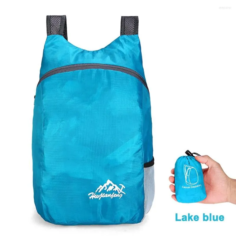 Outdoor Tassen 15L Lichtgewicht Opvouwbare Rugzak Reizen Waterdichte Sport Camping Wandelen Dagrugzakken Pack Opbergtas Voor Mannen Vrouwen