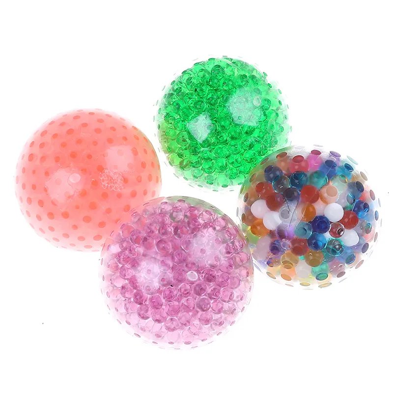 Balloon Stress Relief Squeezing Balls for Kids and Adults Premium Anti-Stress Squishy Balls with Water Beads Alleviate Tension Toys 230628