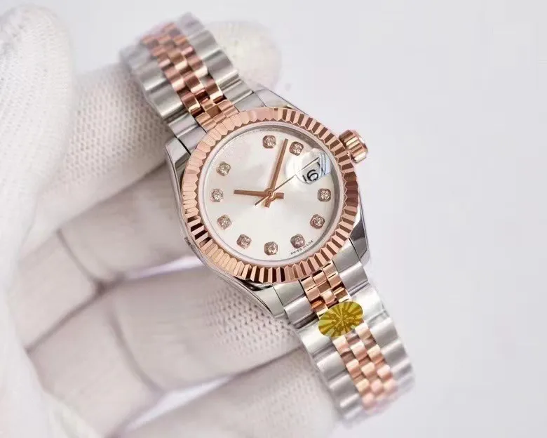 23Classic Luxury Designer Women Watch Automatic Mechanical 28 -мм рамка из нержавеющей стали Diamond Lady Waterpronation Designer Watches No Box