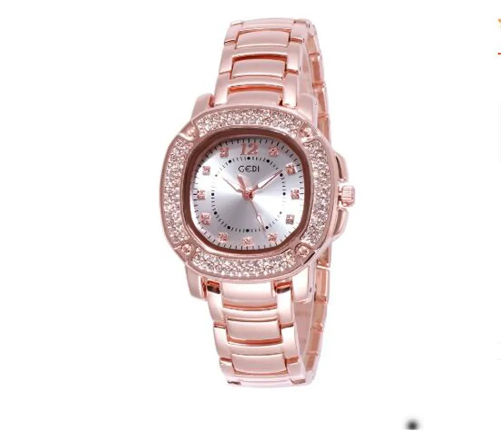 2023 Light Luxury Full Sky Star Watch Fashion High Appearance Double row Diamond Waterproof Steel Band Watch