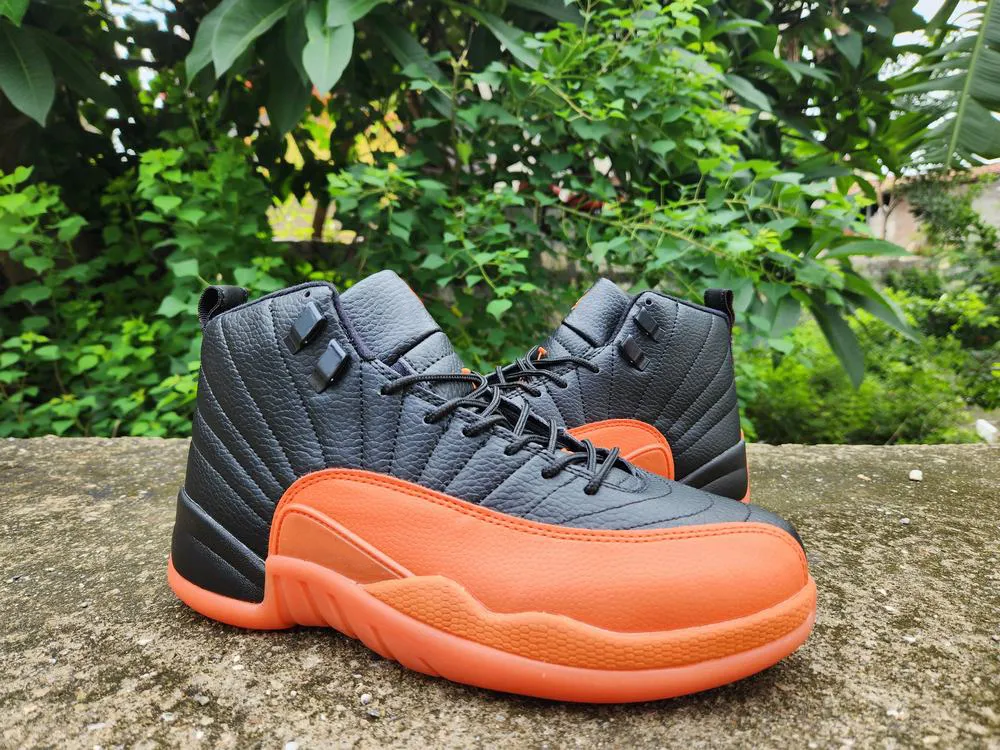 Black and orange hot sale 12s