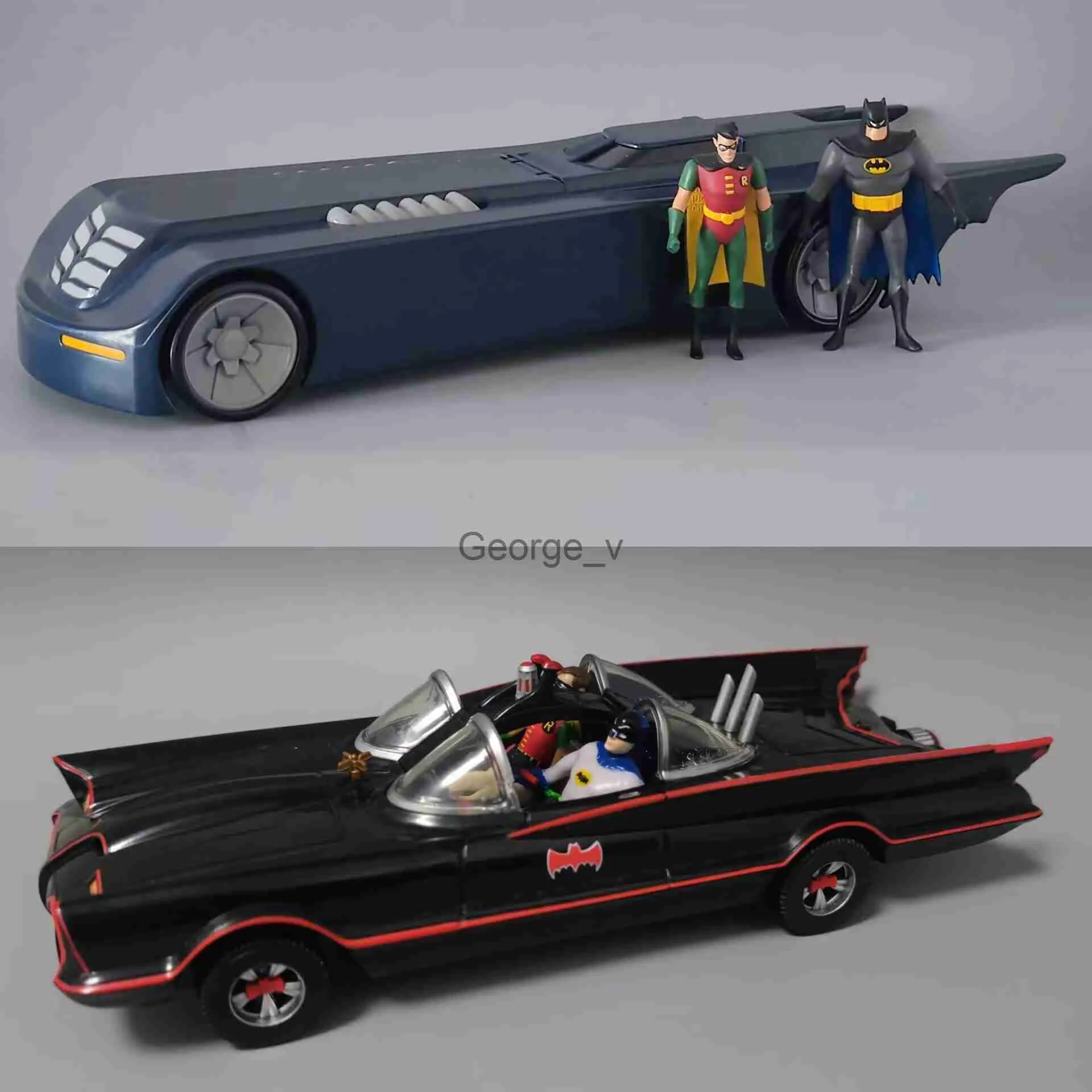 Minifig Plastique Voiture BATM0BILE Animated Classics TV 1966 Bathero Futura 9" Long J230629