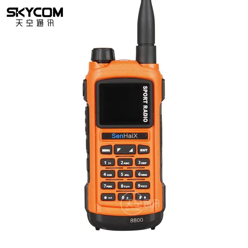 Radio Senhaix Gp8800 Shx Gp 8800 Ham Radio sportiva bidirezionale Walkie Talkie portatile U/vhf Dual Band Ptt Bluetooth Ricetrasmettitore impermeabile