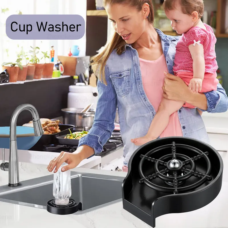 CEASELESLY Lavello Da Cucina Sciacquatrice,etal Glass Rinser Per