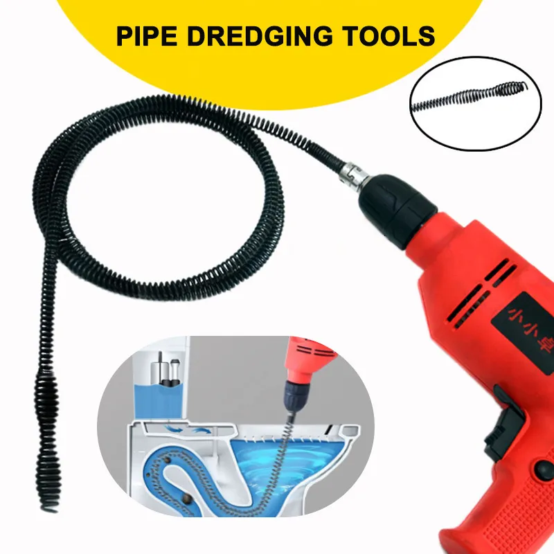 Dredging Tools Drain Snake Pipe Gripping Hook Spring Pipe Dredge