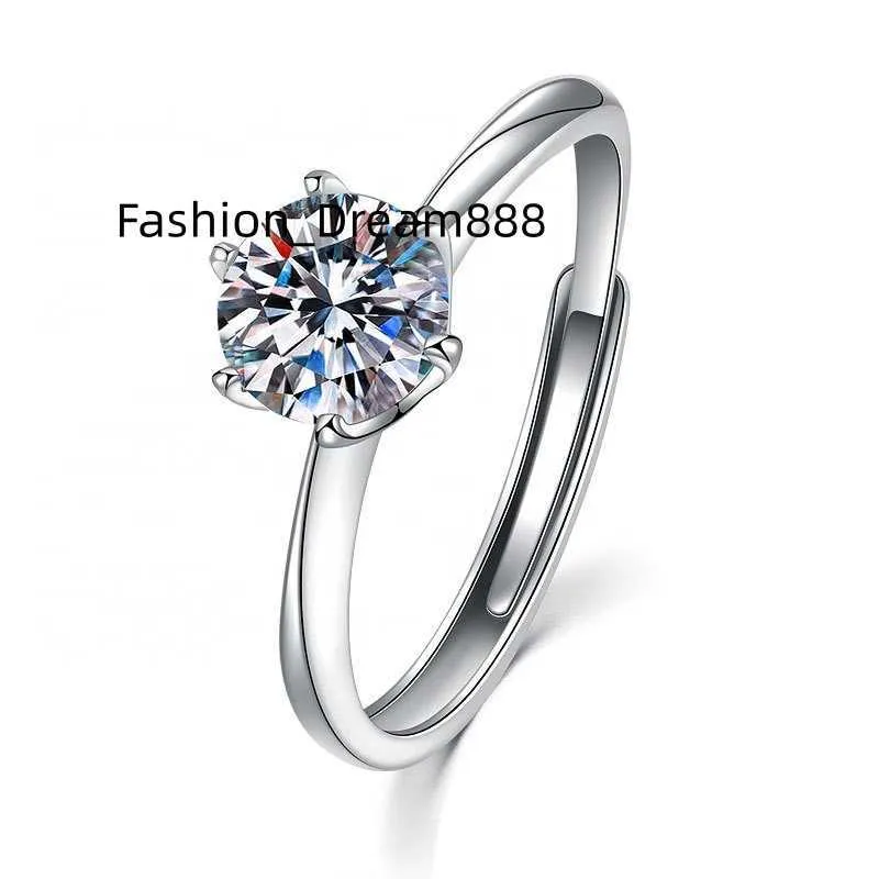 10K 14K 18K solide Moissanite pierre précieuse bague de mariage bague de fiançailles personnalisé Moissanite Anneau