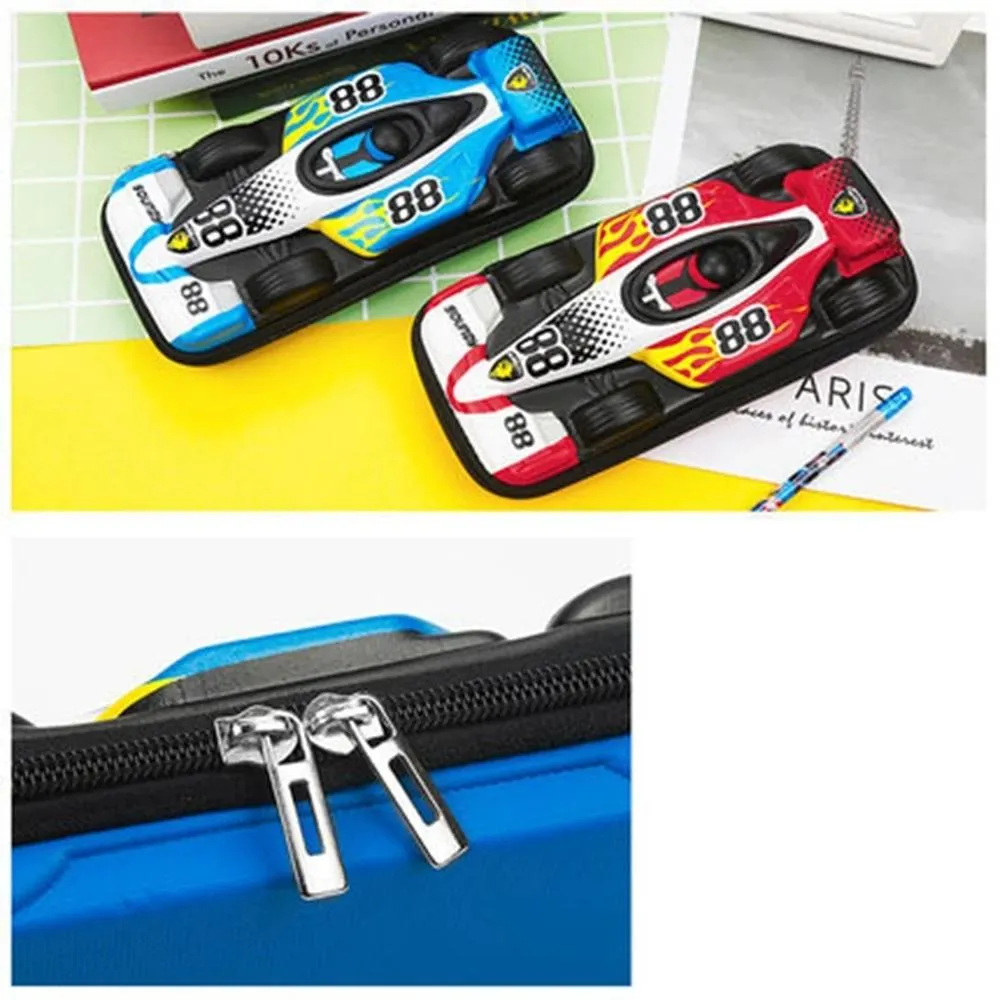 Сумки Formula 1 Racing Car Boy Pencil Case Sack Super Cool 3D EVA красочная большая большая сумка для карандашей с карандашом с держателями карандаша