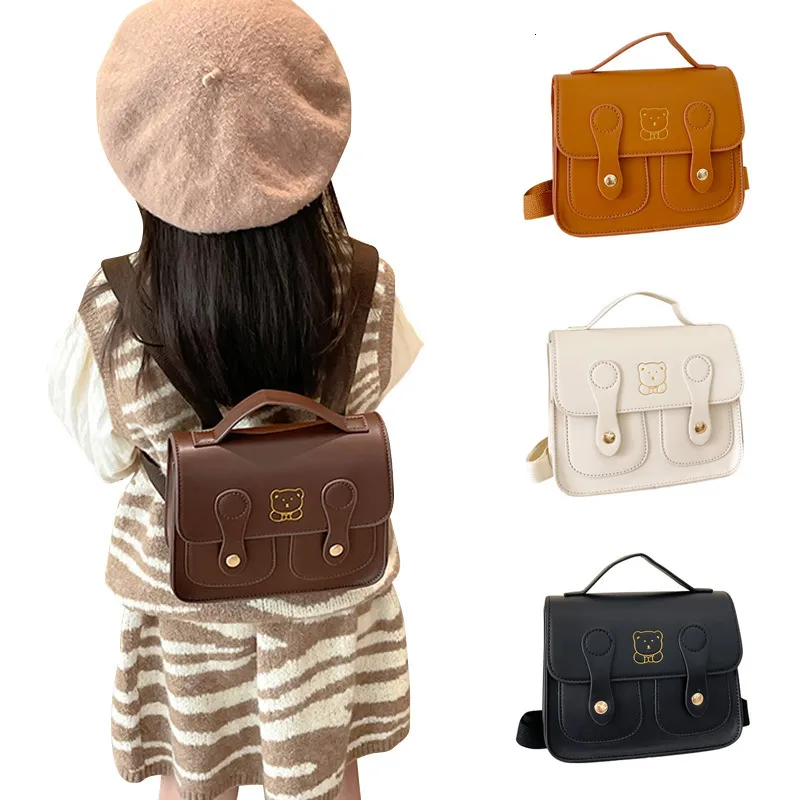 Leather backpacks cheap for kids