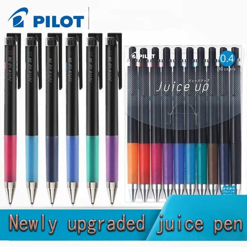 Stylos pilotes Juice en haut Juice Press Press Gel Color 0,4 mm stylo à eau LJP20S4 6 Couleur Pastel Métal 10 Couleur Couleur normale S