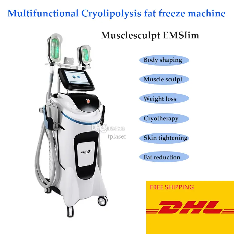 Forma del corpo perdita di peso corpo dimagrante riduzione del grasso stimolazione muscolare hiemt 360 angolo cryo macchina sottile