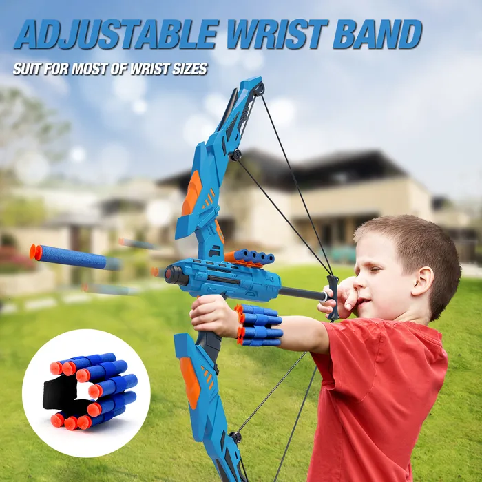 DHgate.com:QDRAGON Light-Up Archery Set for Kids - Fun