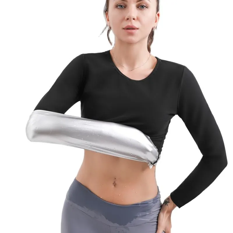 Sauna vest sales with long sleeves
