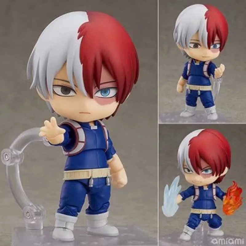My Hero Academia Figura Action Figure Todoroki Shoto Bakugou Katsuki Midoriya Izuku Collezione PVC 10cm Regalo Bambini