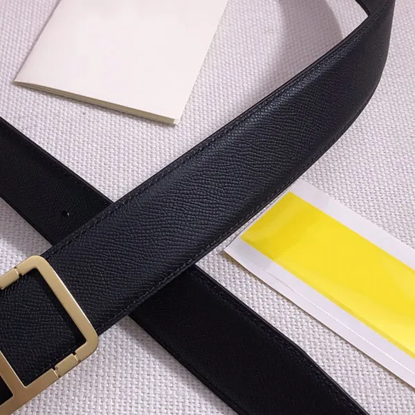 H Belt 38mm Man Belt Designer Par Belt Designer Real Calfskin Made of Titanium Steel Gold-Plated Customization Belt Officiella reproduktioner Födelsedagspresent 008