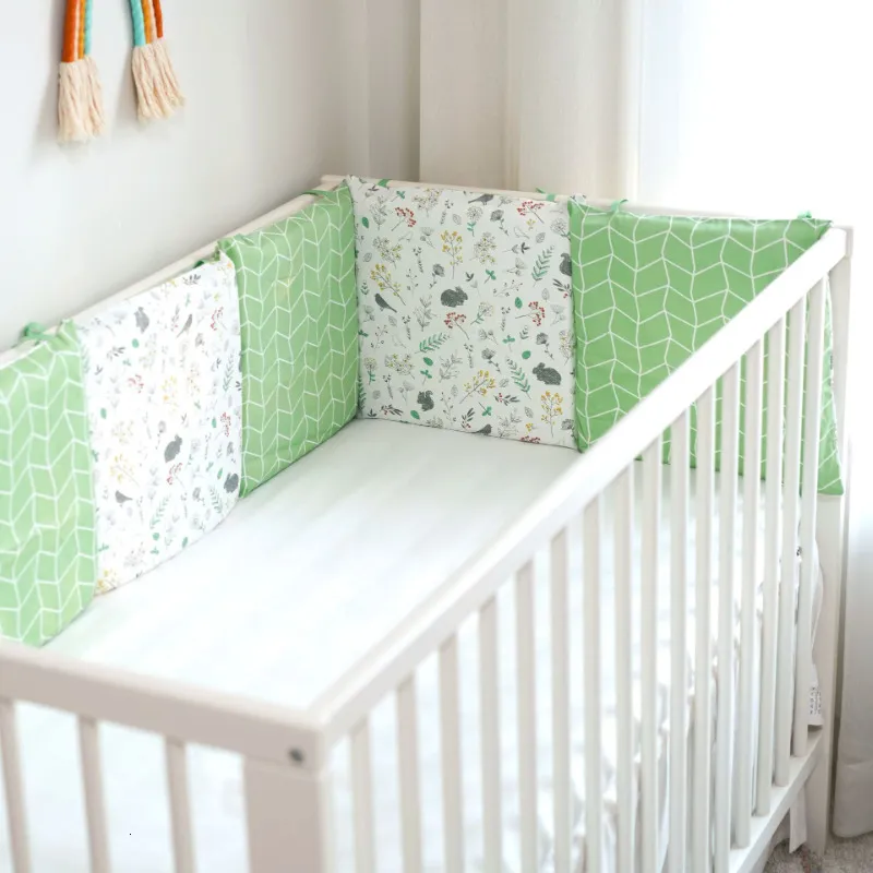 Mint green 2025 crib bumper