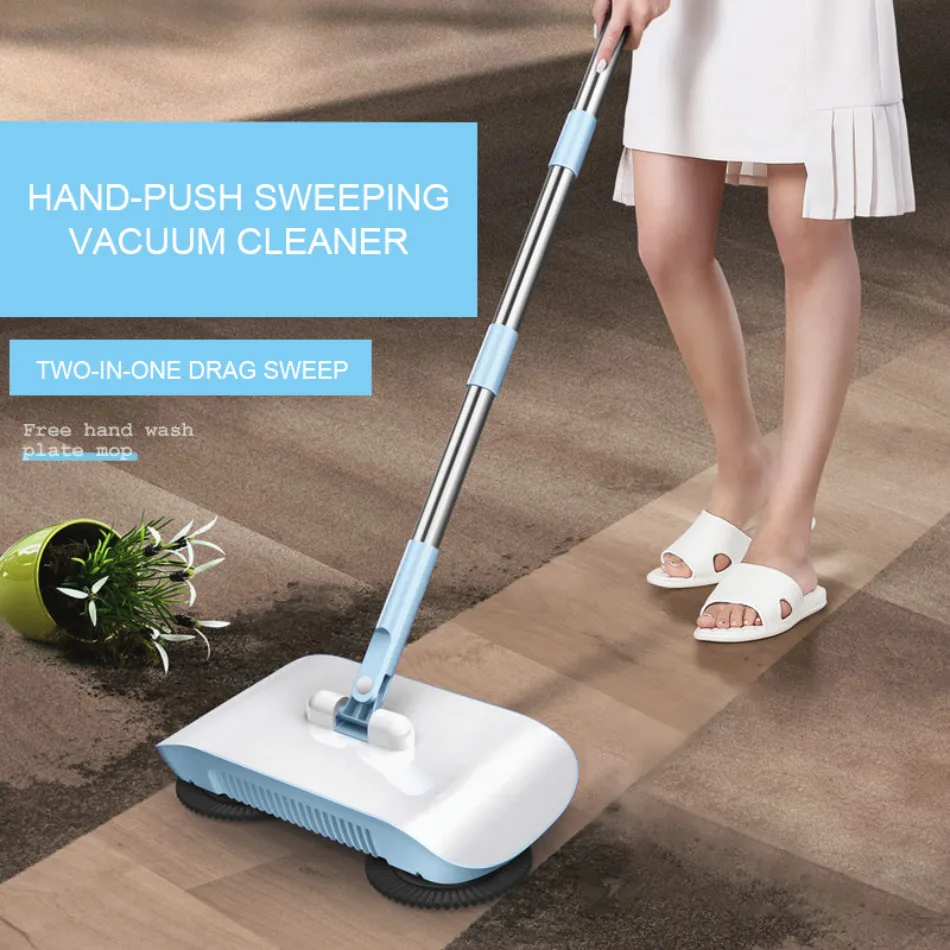 Small Kitchen Sweeper Hand Push Sweepers Broom Manual Floor Sweeper And Mop For Home Kitchen ...