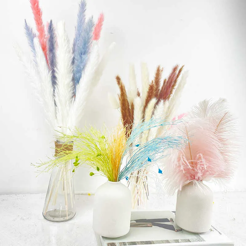 Elegant Dried Flowers & Feathers - Dream Grass Decor, Home Accents ...