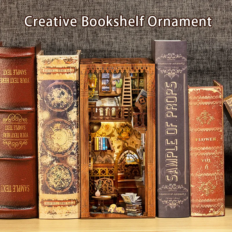 DIY Miniature Kit Book-Nook: Eternal Bookstore – Hands Craft US, Inc.