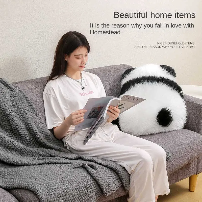 Cuscino/Cuscino Decorativo Pavimento Posteriore A Forma Di Panda, Divano,  Soggiorno, Arredamento La Casa, Cuscini Sedie A Vento R230629 Da 16,89 €