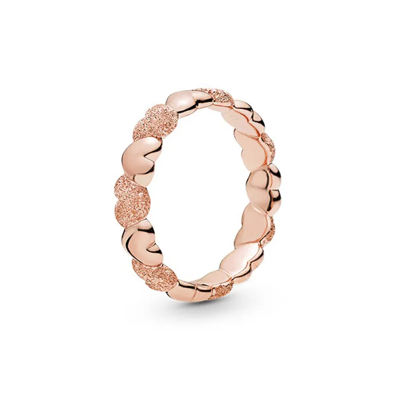 Heart ring 2024 pandora rose gold