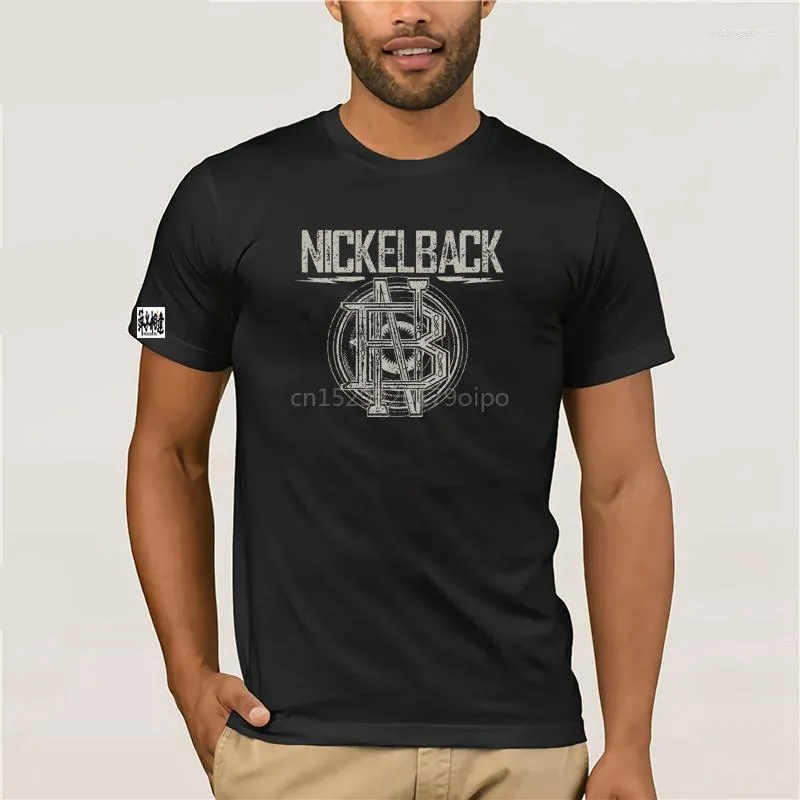 Women's T -skjortor Nickelback Logo Circular T -shirt - Nuevo Y OFICIAL 2023 Summer Brand Shirt Men Hip Hop Casual Fitness