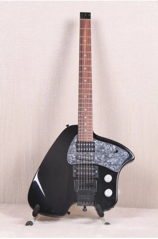 Steve Klein Steinberger bezgłowy gitara elektryczna vibrato ramię tremolo most Whammy Bar Grey Pearl Pickguard HSH Black Hardware