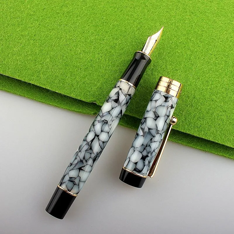 펜 Jinhao 100 센 테니얼 수지 만년필 Jinhao f/m/Bent Nib Converter 작성 비즈니스 오피스 선물 잉크 펜