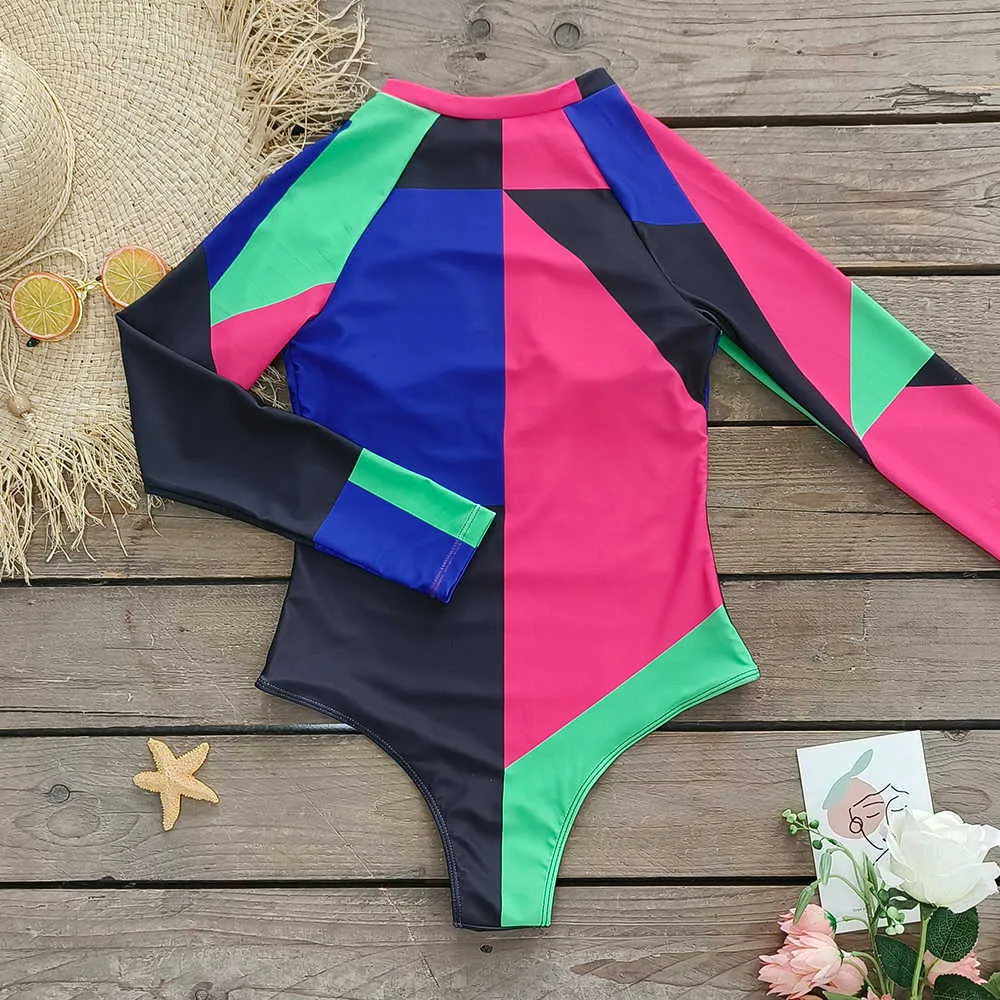 Black One Piece Swimsuit For Women Surfing Bathing Suit Retro