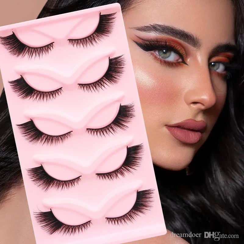 Natürliche Falsche Wimpern Aus Nerzfaser – Vegan, 18 Mm, Flauschig & Leicht