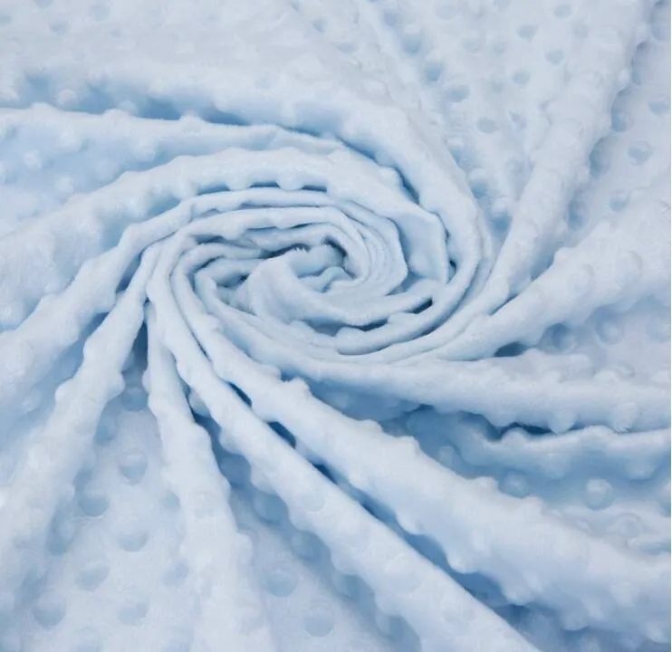 Minky dot blanket with satin backing cheap