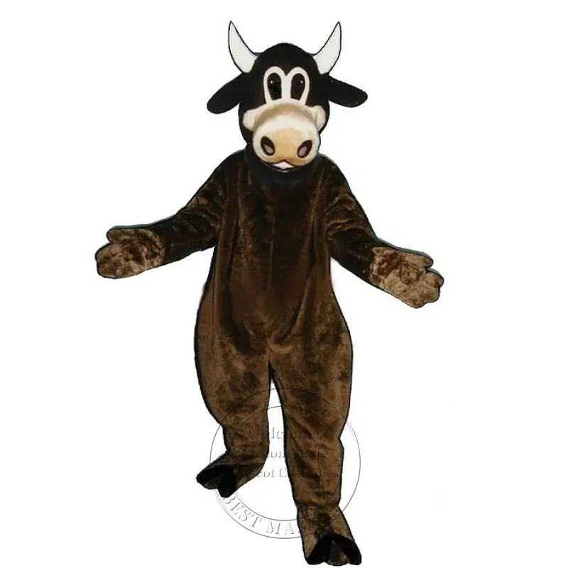 Vuxen storlek Clover Cow Mascot Costume Carnival Performance Apparel Theme Fancy Dress