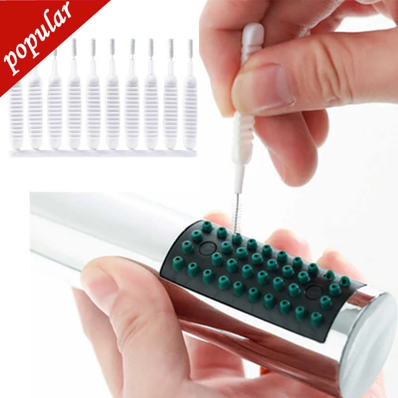 10/Anti Clogging Shower Head Shower Cleaning Brush Set With Pore Gap