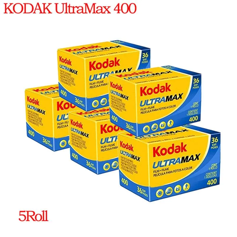 Kontakter för Kodak Film Ultramax400 Helt ny 135 färgfilm 36 ark med 35 mm film 36 exponeringar för M35/M38/Fujifilm Filmkameror