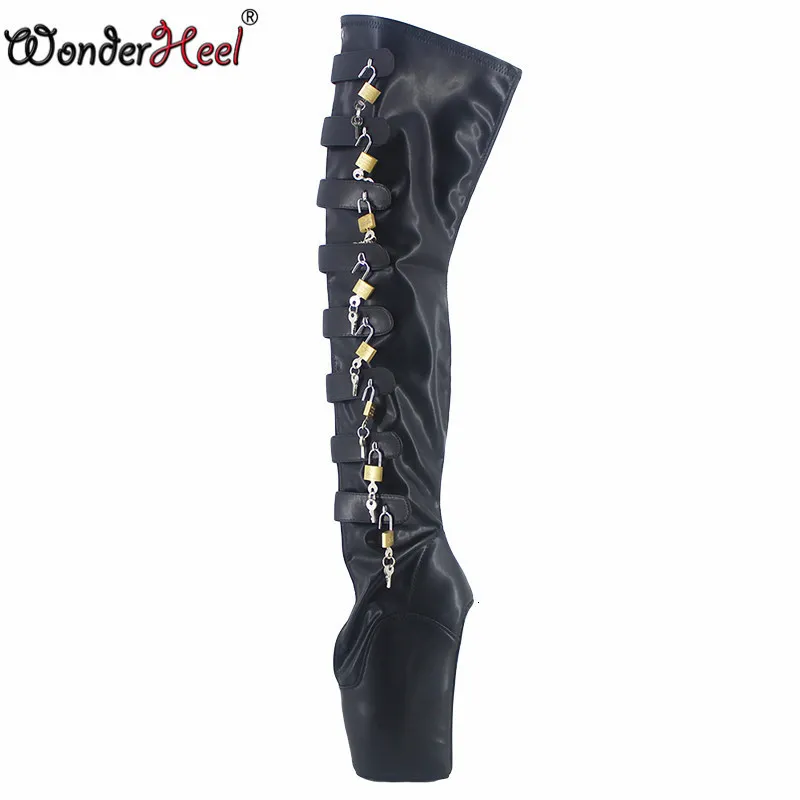 Locked in high heel boots sale