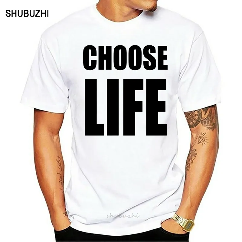 Mens TShirts Choose Life Retro 80s Party Fancy Dress Wham Unisex Ladies TShirt tee wholesale tees 230629