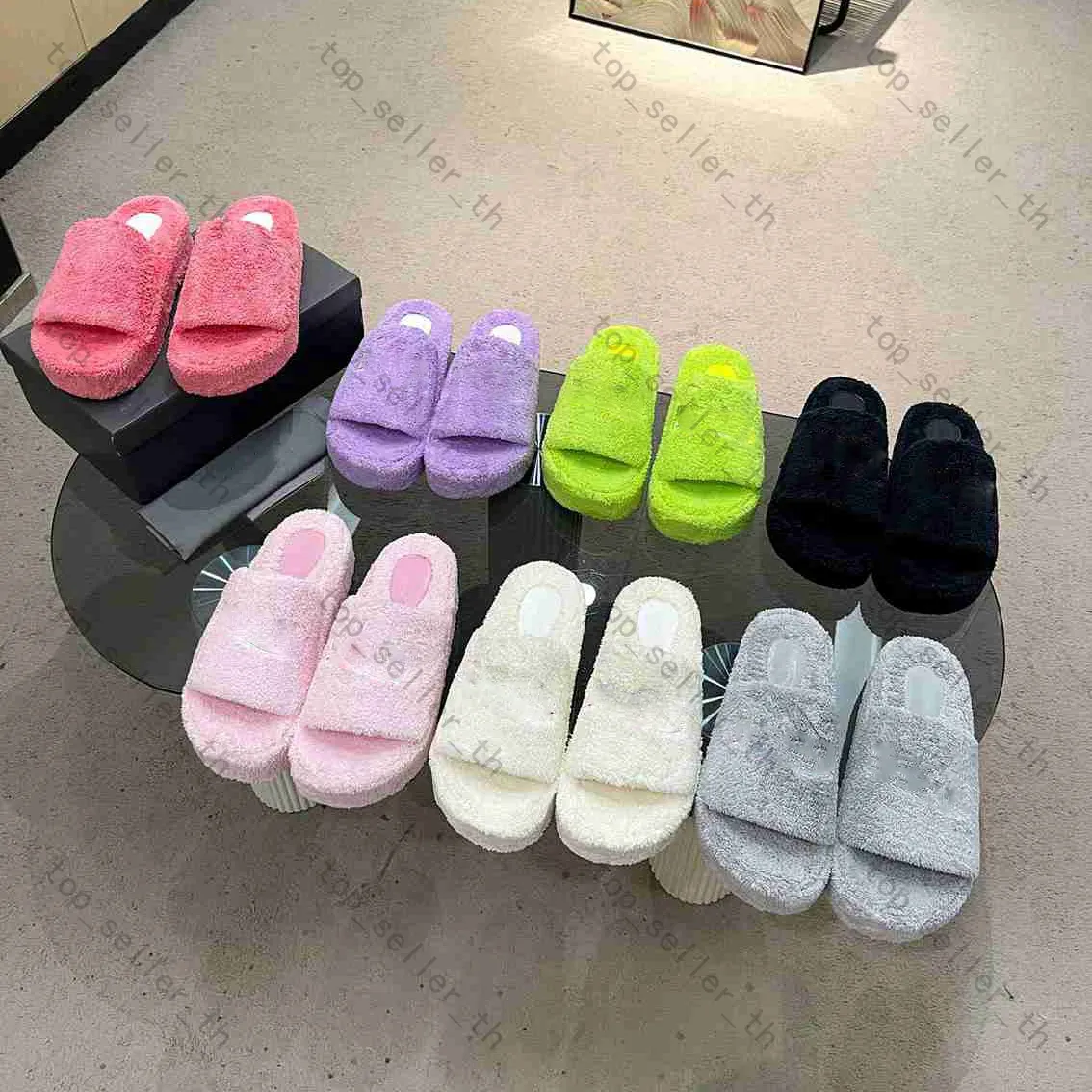 Sandalias peludas clearance